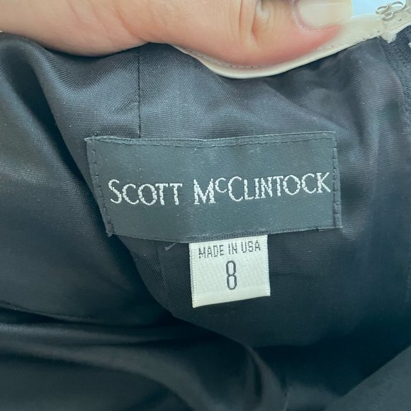 Strapless black Knee-length dress - Picture 3 of 3